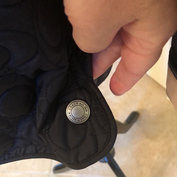 NWOT Coach Monogram Black coat - Picture 11 of 17